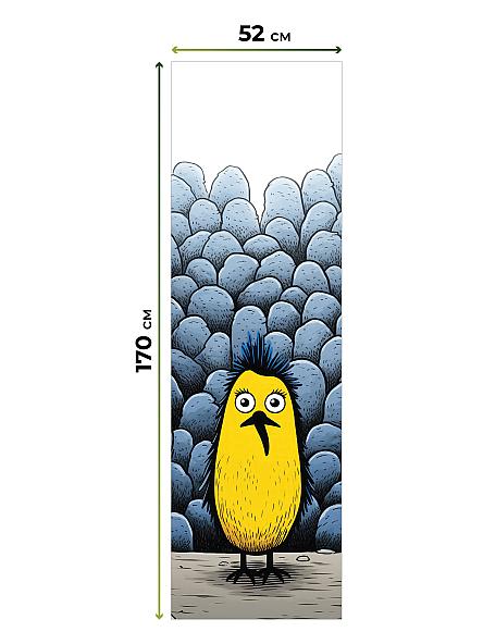 Рулонная штора для кухни для детской Феринт - 179 - ширина 52 см - фото 5