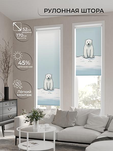Рулонная штора для кухни для детской Феринт - 180 - ширина 52 см