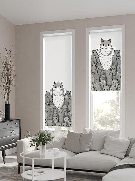 Рулонная штора для кухни для детской Феринт - 182 - ширина 52 см - фото 2