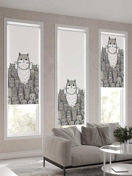 Рулонная штора для кухни для детской Феринт - 182 - ширина 52 см - фото 4