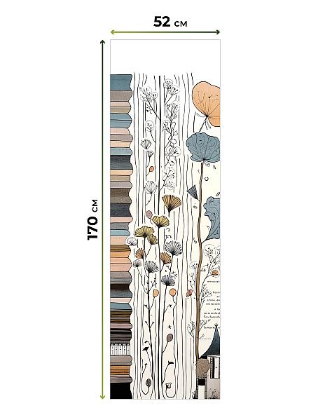 Рулонная штора для кухни для детской Феринт - 183 - ширина 52 см - фото 5