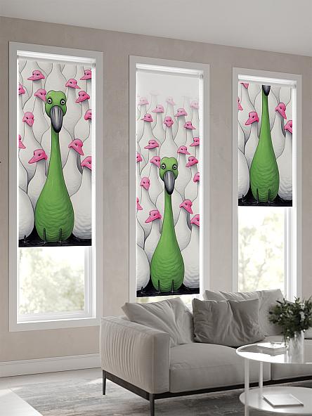 Рулонная штора для кухни для детской Феринт - 189 - ширина 52 см - фото 4