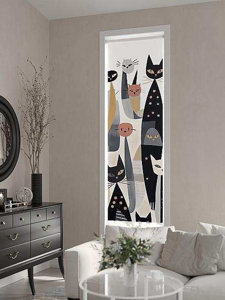 Рулонная штора для кухни для детской Феринт - 191 - ширина 52 см - фото 6