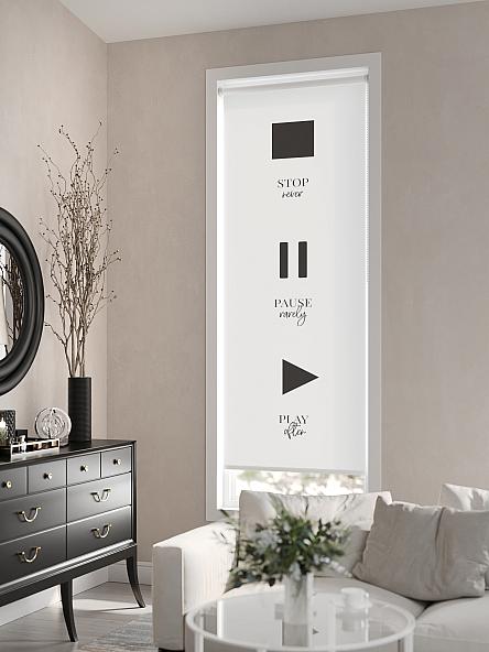 Рулонная штора для кухни для детской Флордо - 02 - ширина 57 см - фото 6