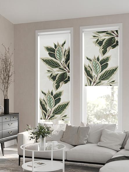 Рулонная штора для кухни для детской Флордо - 04 - ширина 57 см - фото 2