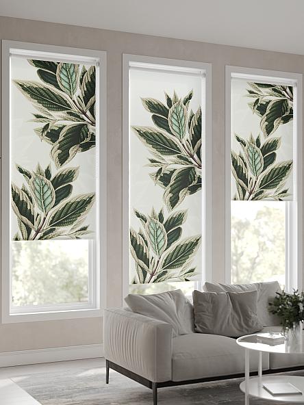 Рулонная штора для кухни для детской Флордо - 04 - ширина 57 см - фото 4