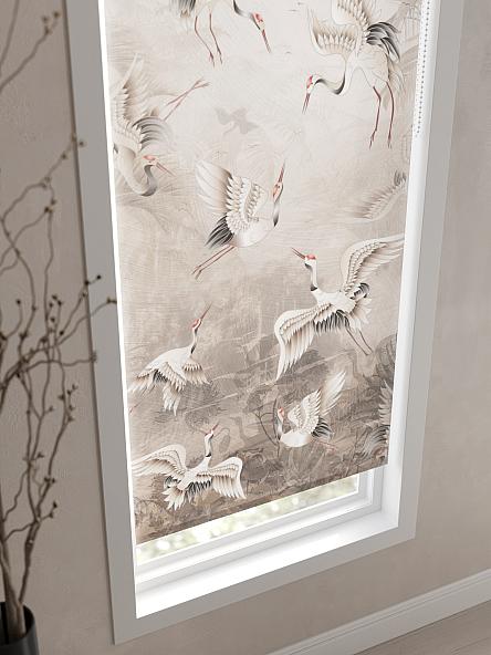 Рулонная штора для кухни для детской Флордо - 08 - ширина 57 см - фото 3