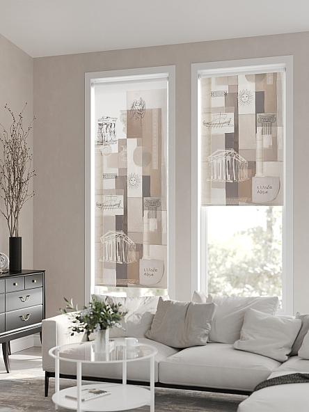 Рулонная штора для кухни для детской Флордо - 17 - ширина 57 см - фото 2