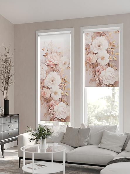 Рулонная штора для кухни для детской Флордо - 21 - ширина 57 см - фото 2