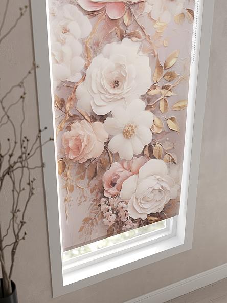 Рулонная штора для кухни для детской Флордо - 21 - ширина 57 см - фото 3