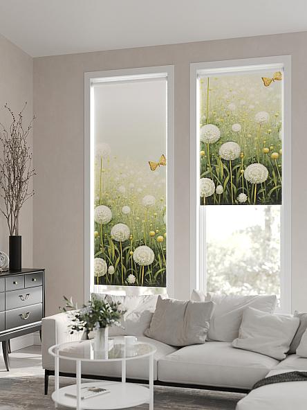 Рулонная штора для кухни для детской Флордо - 27 - ширина 57 см - фото 2