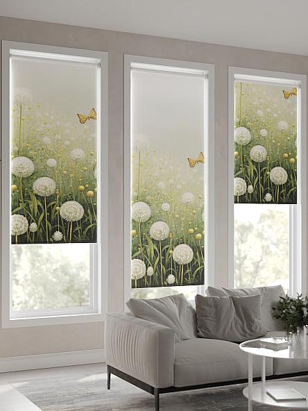 Рулонная штора для кухни для детской Флордо - 27 - ширина 57 см - фото 4