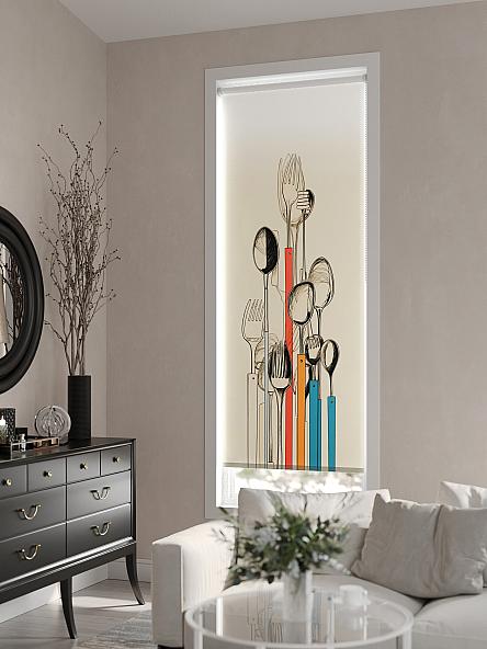 Рулонная штора для кухни для детской Флордо - 30 - ширина 57 см - фото 6