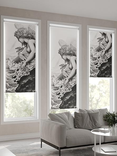 Рулонная штора для кухни для детской Флордо - 31 - ширина 57 см - фото 4