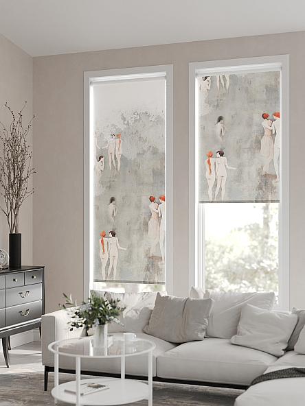 Рулонная штора для кухни для детской Флордо - 32 - ширина 57 см - фото 2