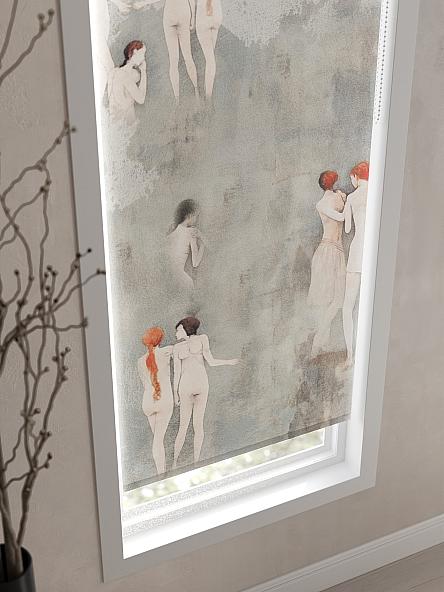 Рулонная штора для кухни для детской Флордо - 32 - ширина 57 см - фото 3