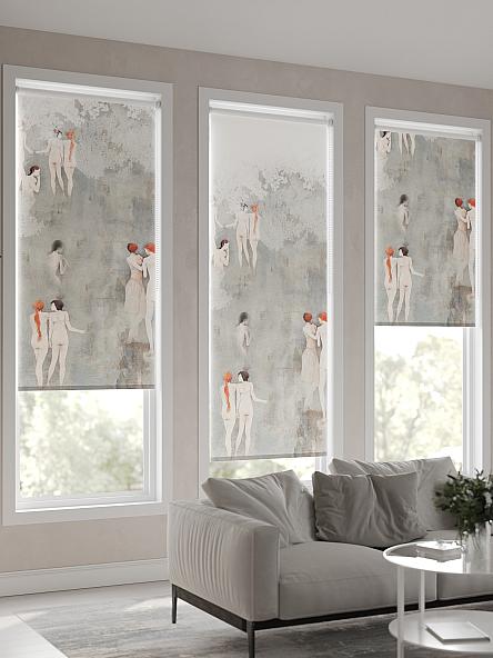 Рулонная штора для кухни для детской Флордо - 32 - ширина 57 см - фото 4