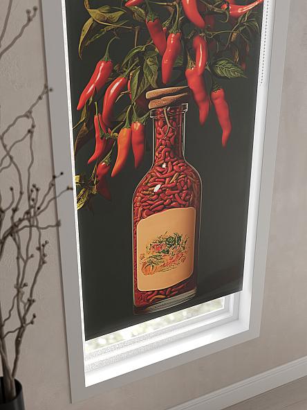 Рулонная штора для кухни для детской Флордо - 34 - ширина 57 см - фото 3