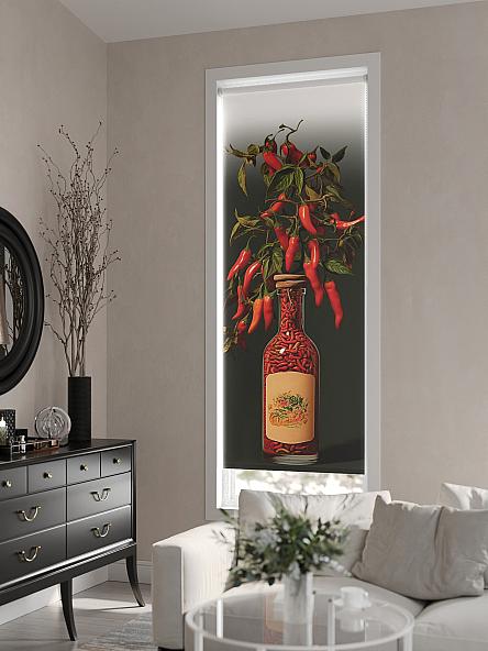 Рулонная штора для кухни для детской Флордо - 34 - ширина 57 см - фото 6