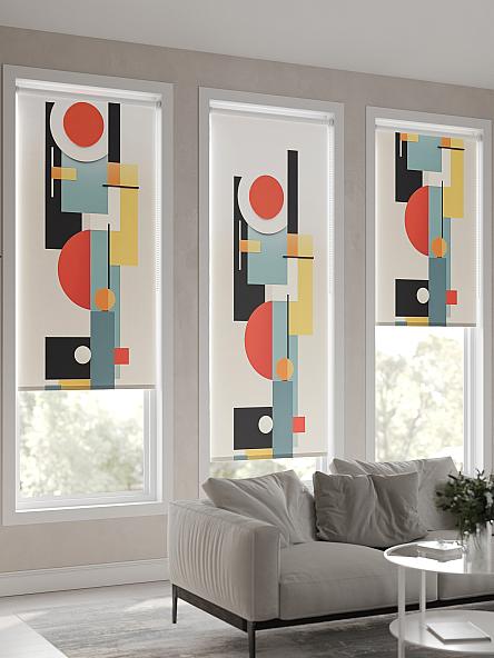 Рулонная штора для кухни для детской Флордо - 43 - ширина 57 см - фото 4