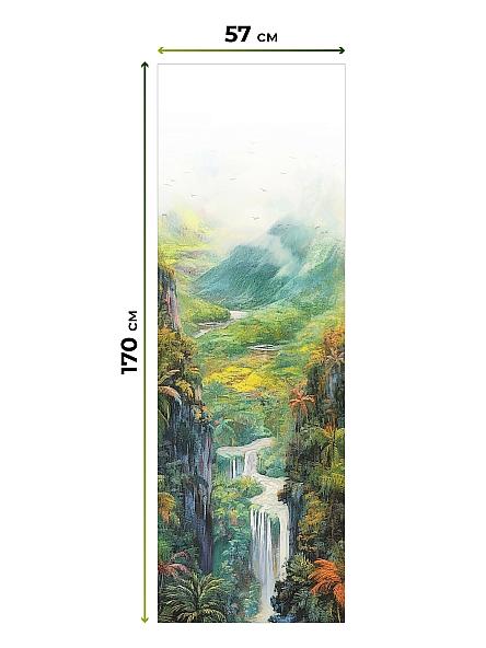 Рулонная штора для кухни для детской Флордо - 44 - ширина 57 см - фото 5