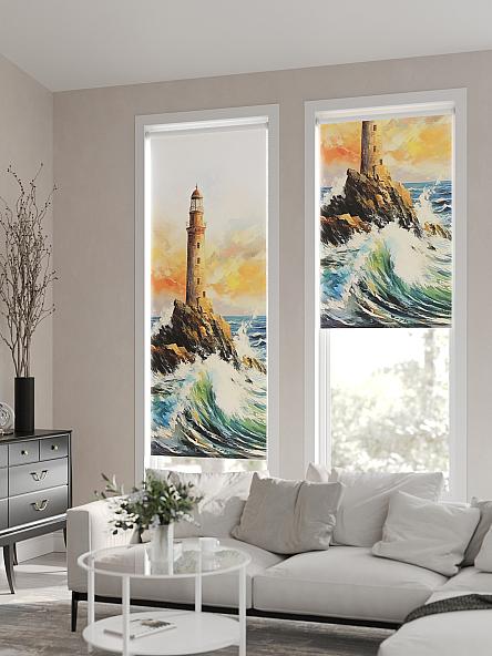 Рулонная штора для кухни для детской Флордо - 45 - ширина 57 см - фото 2