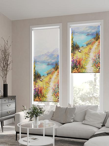 Рулонная штора для кухни для детской Флордо - 48 - ширина 57 см - фото 2