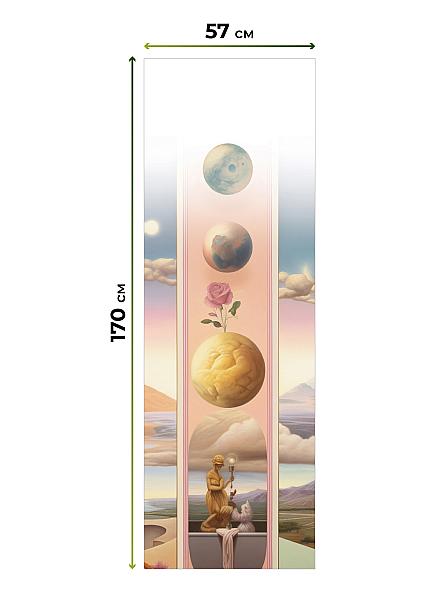 Рулонная штора для кухни для детской Флордо - 49 - ширина 57 см - фото 5