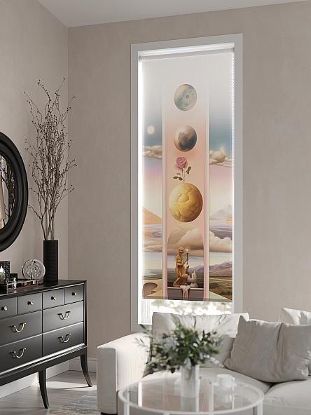 Рулонная штора для кухни для детской Флордо - 49 - ширина 57 см - фото 6