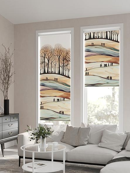 Рулонная штора для кухни для детской Флордо - 53 - ширина 57 см - фото 2