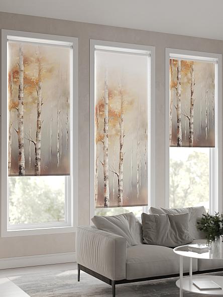 Рулонная штора для кухни для детской Флордо - 60 - ширина 57 см - фото 4