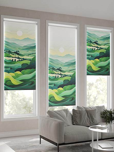 Рулонная штора для кухни для детской Флордо - 61 - ширина 57 см - фото 4