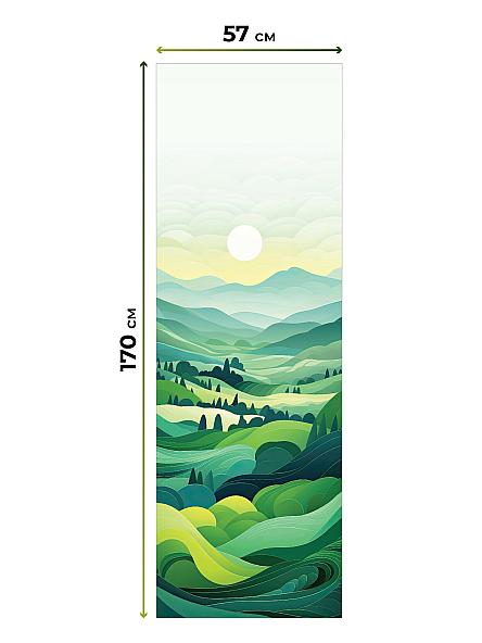 Рулонная штора для кухни для детской Флордо - 61 - ширина 57 см - фото 5