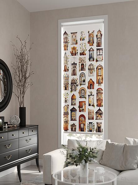 Рулонная штора для кухни для детской Флордо - 64 - ширина 57 см - фото 6