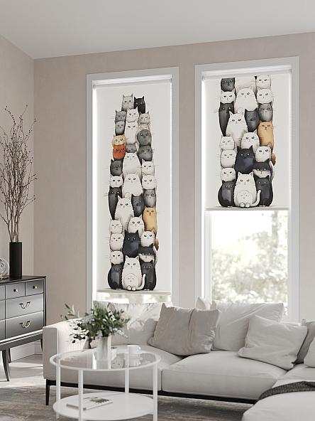 Рулонная штора для кухни для детской Флордо - 69 - ширина 57 см - фото 2