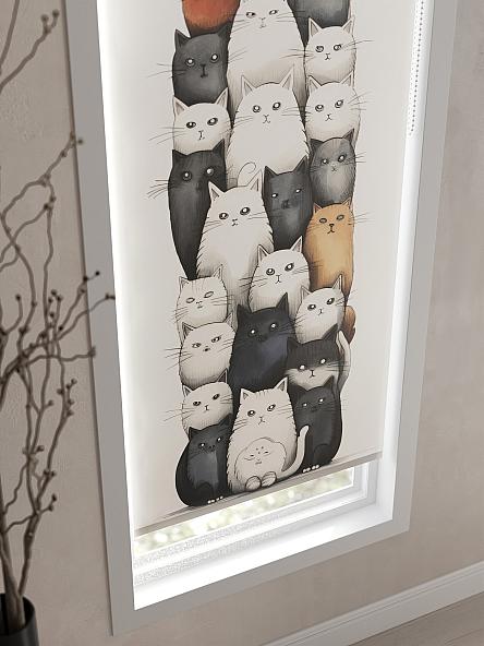 Рулонная штора для кухни для детской Флордо - 69 - ширина 57 см - фото 3