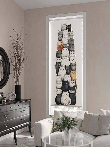 Рулонная штора для кухни для детской Флордо - 69 - ширина 57 см - фото 6