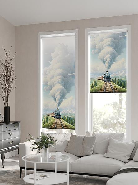 Рулонная штора для кухни для детской Флордо - 71 - ширина 57 см - фото 2