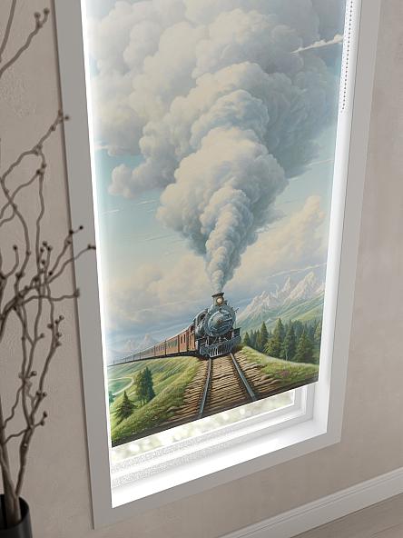 Рулонная штора для кухни для детской Флордо - 71 - ширина 57 см - фото 3