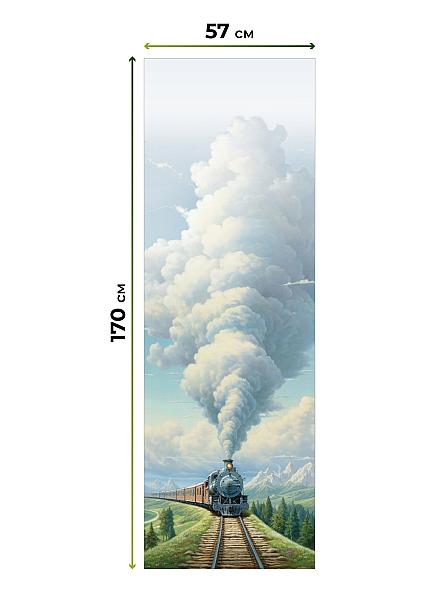 Рулонная штора для кухни для детской Флордо - 71 - ширина 57 см - фото 5