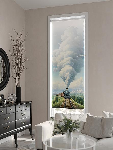 Рулонная штора для кухни для детской Флордо - 71 - ширина 57 см - фото 6