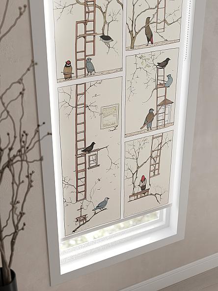 Рулонная штора для кухни для детской Флордо - 73 - ширина 57 см - фото 3