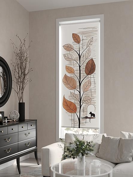 Рулонная штора для кухни для детской Флордо - 75 - ширина 57 см - фото 6