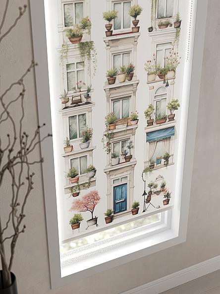 Рулонная штора для кухни для детской Флордо - 77 - ширина 57 см - фото 3