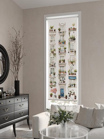 Рулонная штора для кухни для детской Флордо - 77 - ширина 57 см - фото 6