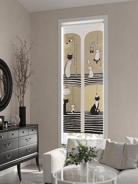 Рулонная штора для кухни для детской Флордо - 80 - ширина 57 см - фото 6