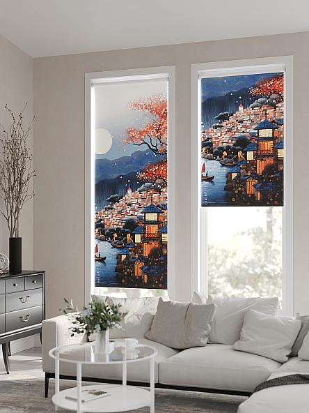 Рулонная штора для кухни для детской Флордо - 83 - ширина 57 см - фото 2