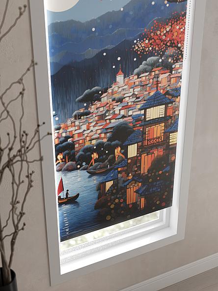 Рулонная штора для кухни для детской Флордо - 83 - ширина 57 см - фото 3