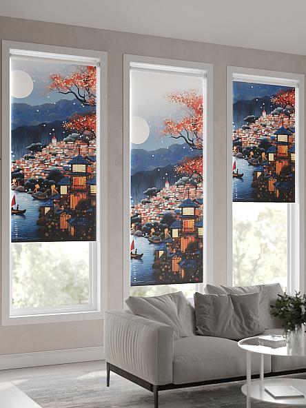 Рулонная штора для кухни для детской Флордо - 83 - ширина 57 см - фото 4