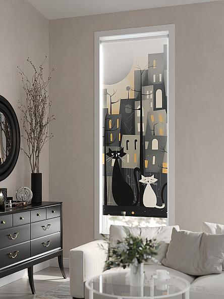 Рулонная штора для кухни для детской Флордо - 84 - ширина 57 см - фото 6